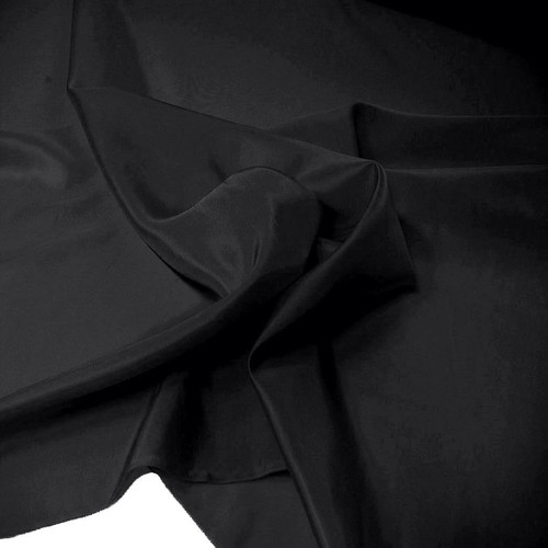 10m schwarz futterstoff - schwarz,