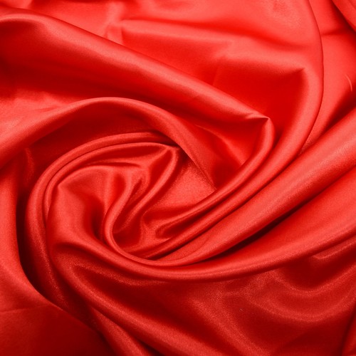 Satin rot stoff - stoff, gardinen
